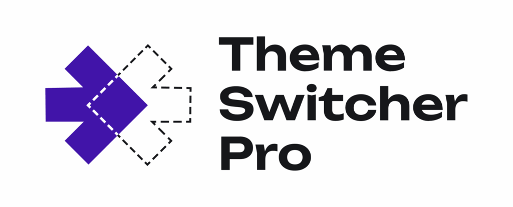 Purple logo ThemeSwitcher announcing the ThemeSwitcher Pro v1.3 release.